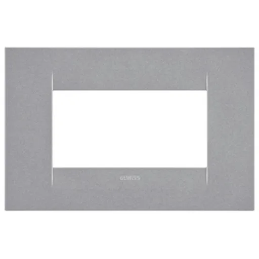 Rama ornament 4 module Gewiss Chorus Geo GW16404VT, titan