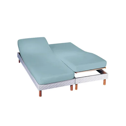 Cearșaf extensibil pentru patul înclinat Colombine cu adâncimea colțului de 26 cm, din bumbac