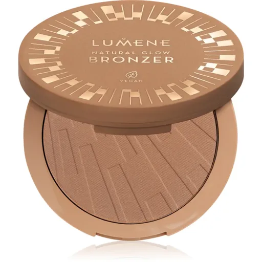 Lumene Natural Glow pudra compacta pentru bronzat culoare 2 Arctic Sun 10 g