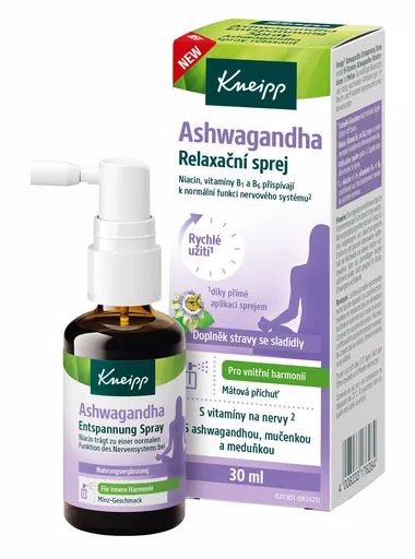 Kneipp Spray de relaxare Ashwagandha 30 ml