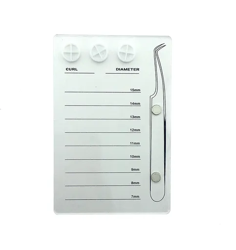 Paleta pentru extensii gene cu magnet pentru penseta, white