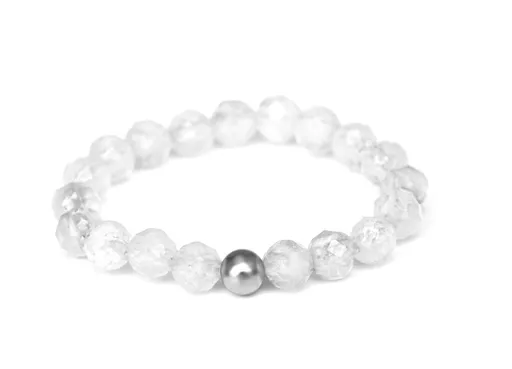 Agato Inel mineral cu piatra lunii POL-R06 53 mm