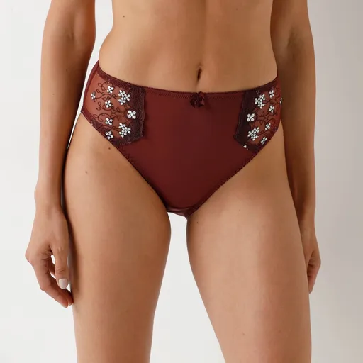 Chiloți clasici Caminata de la Confidence Lingerie din microfibră cu broderie