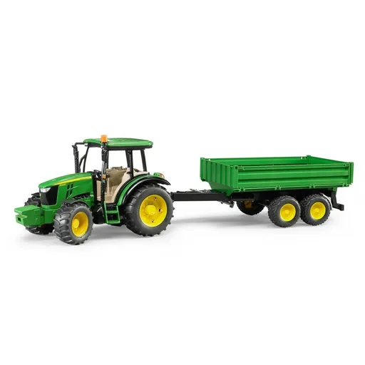 Bruder Farmer 2108 Tractor John Deere cu remorcăbasculantă