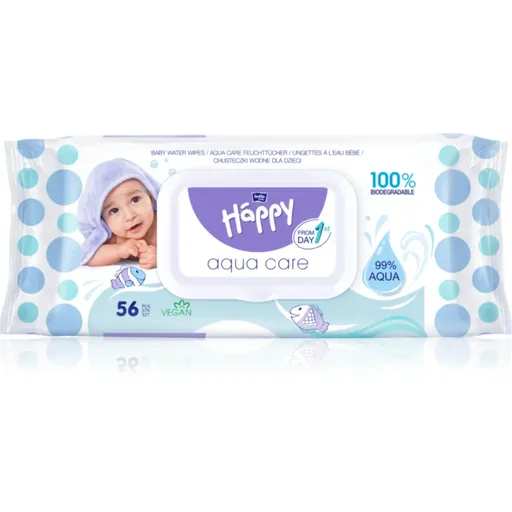 BELLA Baby Happy Aqua care Șervețele umede pentru copii 56 buc