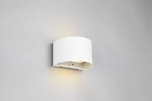 Aplica de perete pentru exterior Talent, RL, 16x11.5x10 cm, 0.5W, 2x SMD, metal, alb mat