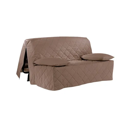 Husă matlasată monocoloră pentru canapea acordeon de Colombine