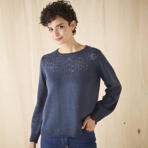 Pulover cu model ajurat