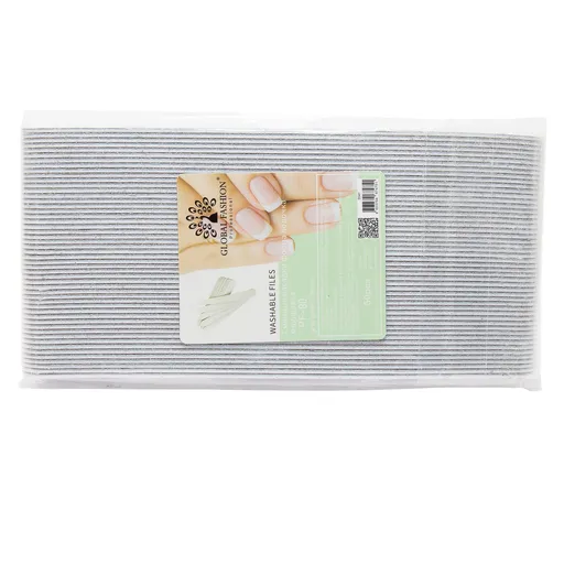 Pile Unghii pentru Baza Metalica, Global Fashion, Dreapta, Granulatie 80, Set 50