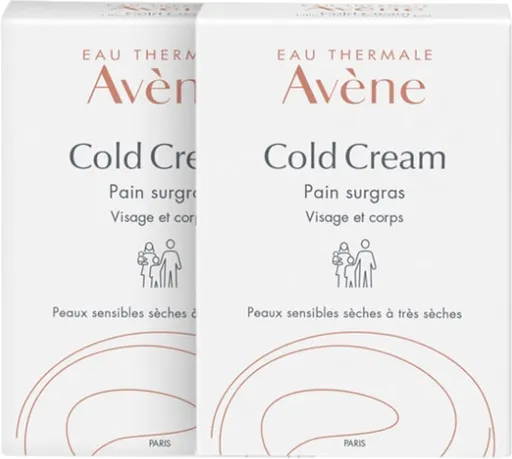 Avène Set de săpunuri solide pentru față și corp pentru piele uscată și sensibilă Cold Cream 2 x 100 g