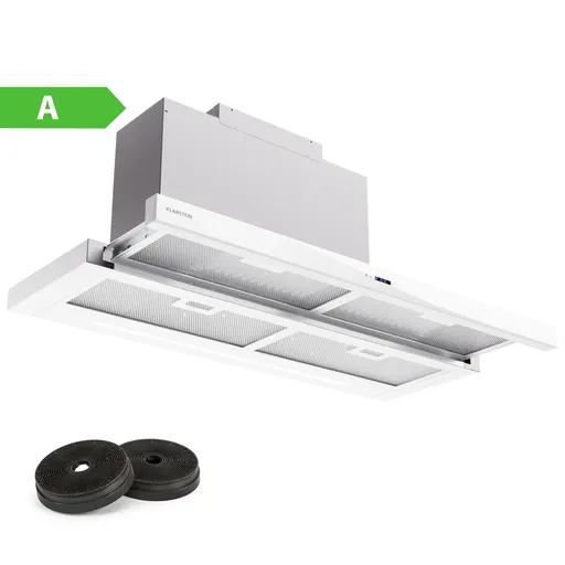 Klarstein Mariana 90 Neo, hotă plată, 90 cm, 640 m³/h, extracție, LED