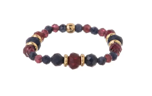 Alisia Inel rafinat din granat și safir AL5238.01.000.D 53 mm