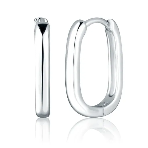 JVD Cercei minimaliști ovali din argint SVLE2883X610000