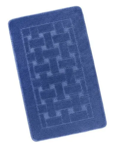 Covor de baie Bellatex Bany Rectangle albastru ,60 x 100 cm