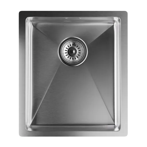 Klarstein TitanSteel Chiuvetă de bucătărie 45 x 39 cm (LxÎ) cu suprafață rezistentă la rugină, zgârieturi și căldură.