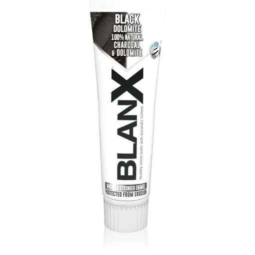 BlanX Black Dolomite pasta de dinti pentru albire cu cărbune activ 75 ml