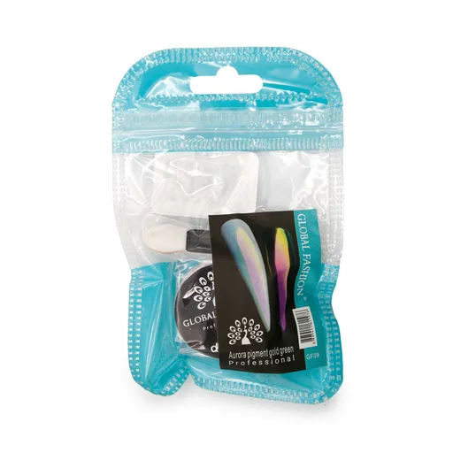 Pigment Unghii, Aurora gold green, GF09