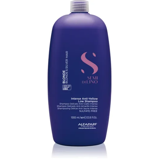 Alfaparf Milano Semi di Lino Blonde șampon nuanțator pentru parul blond cu suvite 1000 ml