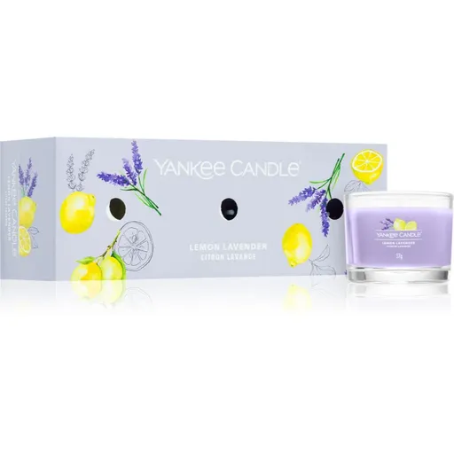 Yankee Candle Lemon Lavender set cadou 3x37 g