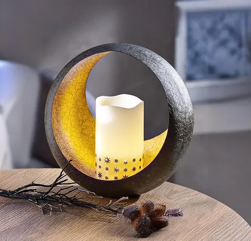 Lumânare de ceară LED Shiny Star