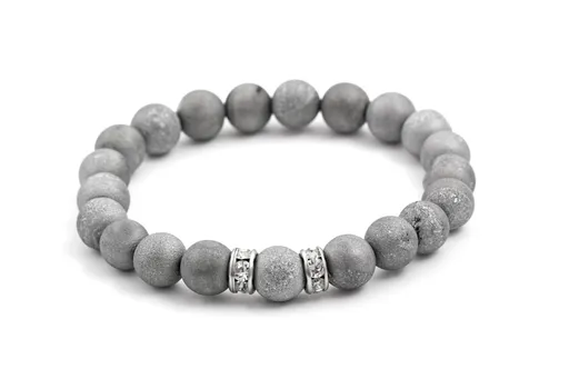 Agato Brățară din mărgele de agat MINK79/17