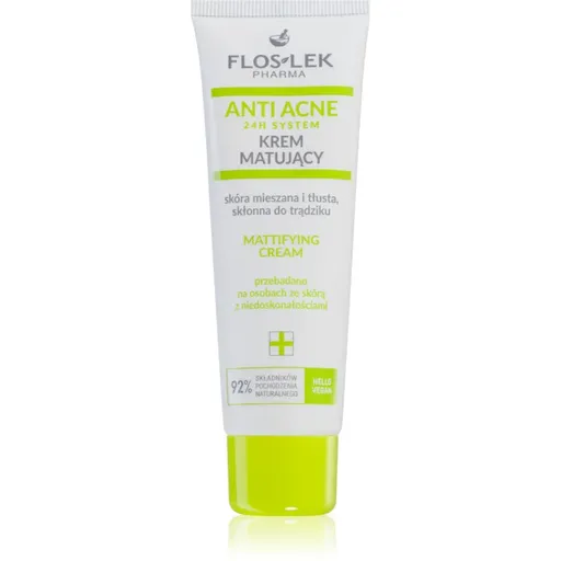 FlosLek Pharma Anti Acne crema matifianta pentru ten gras și mixt 50 ml