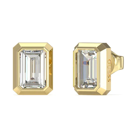 Guess Cercei unghiulari placați cu aur 4G Light JUBE05250JWYGT/U