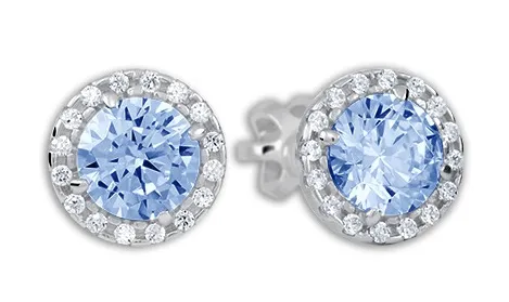 Soliter Cercei uimitori din aur alb cu zirconi 239 001 00957 0700500