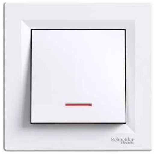 Intrerupator cu led alb Schneider Asfora EPH1400121