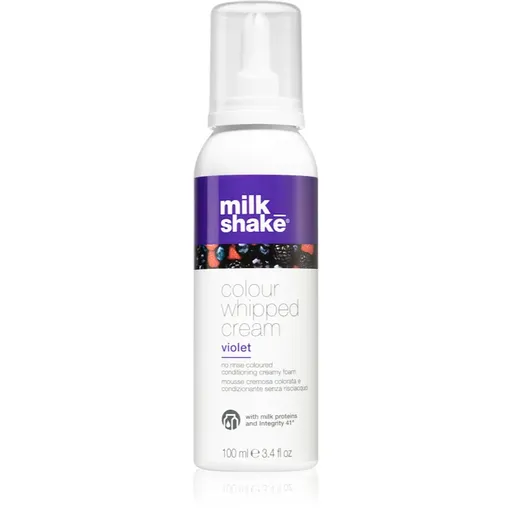 milk_shake® Colour Whipped Cream spuma tonica pentru toate tipurile de păr Violet 100 ml