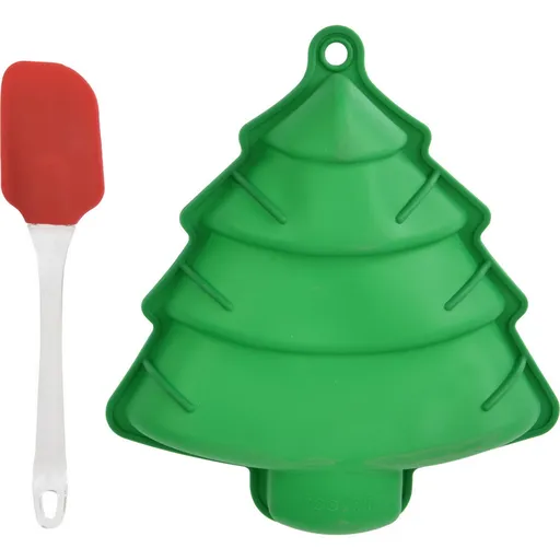 Set de copt din silicon Pom de Crăciun