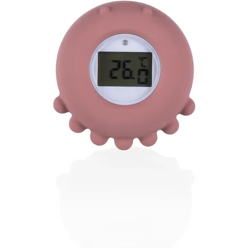 Zopa Silicone Digital Thermometer 2in1 termometru digital pentru cadă Old Pink 1 buc