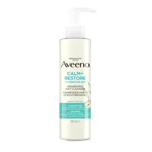 Aveeno Gel de curățare pentru piele Calm+ Restore (Nourishing Oat Cleanser) 200 ml