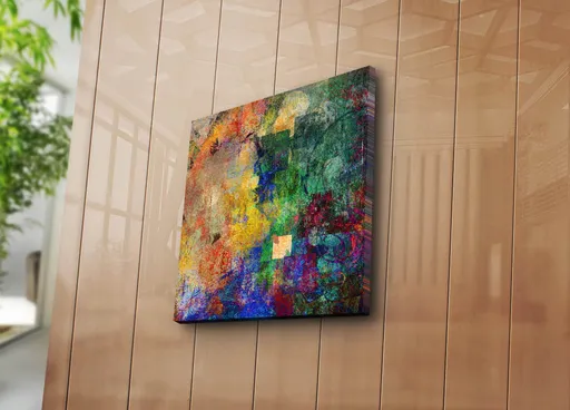 Tablou decorativ, 4545K-91, Dimensiune: 45 x 45 cm, Multicolor