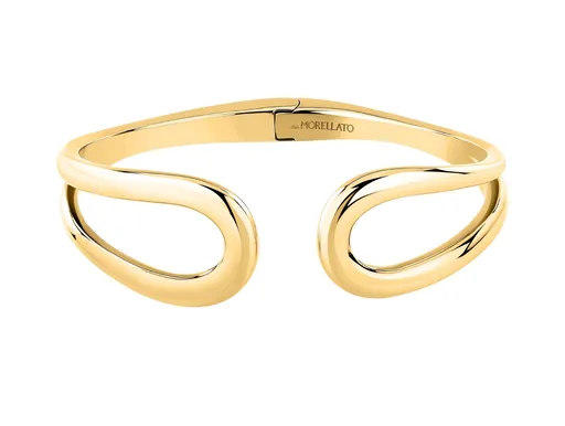 Morellato Brățară solidă, deschisă din oțel placat cu aur Design SAYP22 5,6 cm