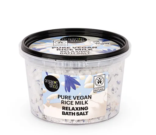 Organic Shop Sare de baie relaxantă Lapte de orez (Relaxing Bath Salt) 300 g
