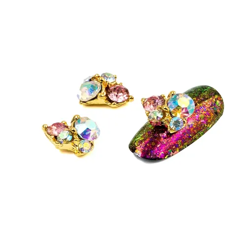 Cristale Unghii Multicolor Nr. 112, Set 3 buc