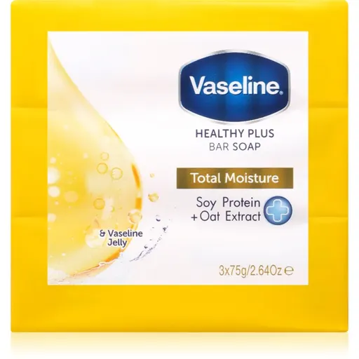 Vaseline Total Moisture Bar Soap set de săpunuri solide 3x75 g