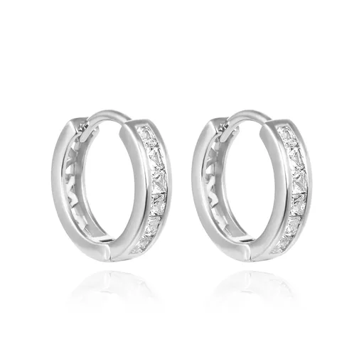 Agato Cercei strălucitori cercuri din argint AGUC3469