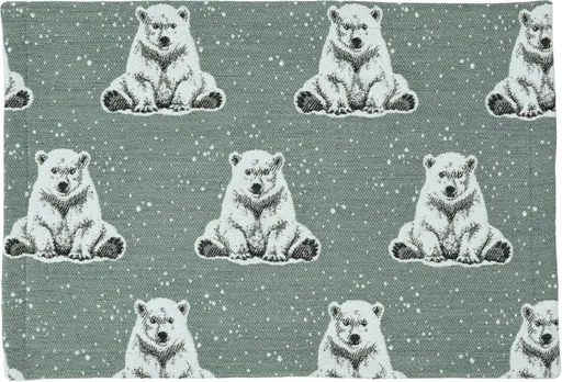 Față de pernă Boreas, pătrată 35x50 cm, vulpe albastră - Sander