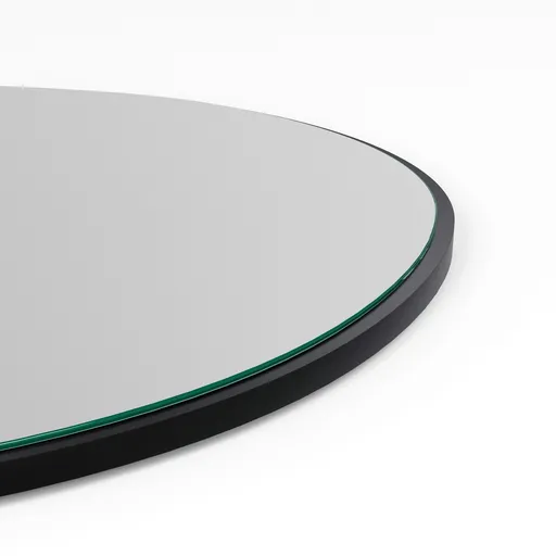 Oglinda decorativa, Hanah Home, Pietra Nera, 91x61 cm, Negru