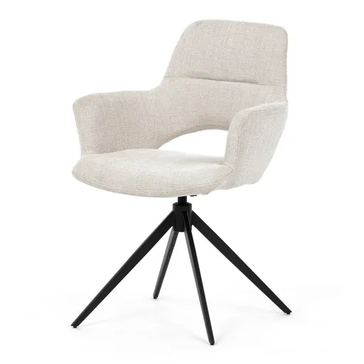 Scaun de sufragerie DCH-D1320 CRM2 cu mecanism derevenire, crem deschis