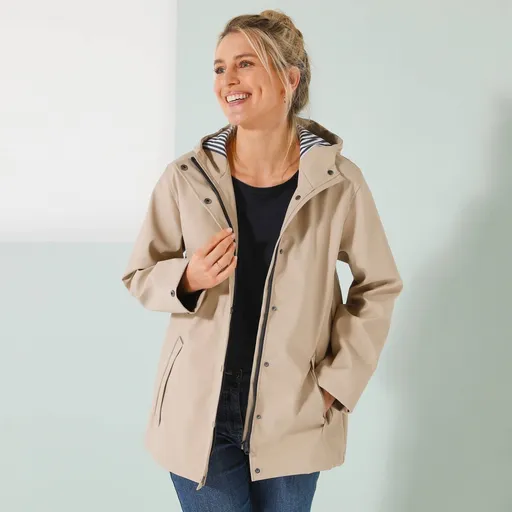 Jachetă impermeabilă cu glugă