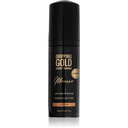Dripping Gold Luxury Tanning Mousse spuma autobronzanta culoare Ultra Dark 150 ml