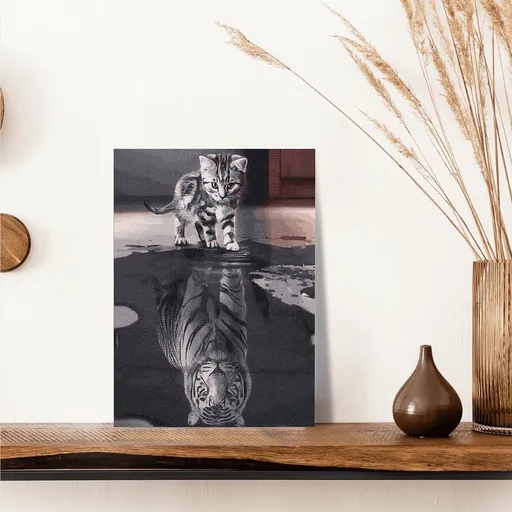 Pictură după numere - Tigru de zăpadă Dreams