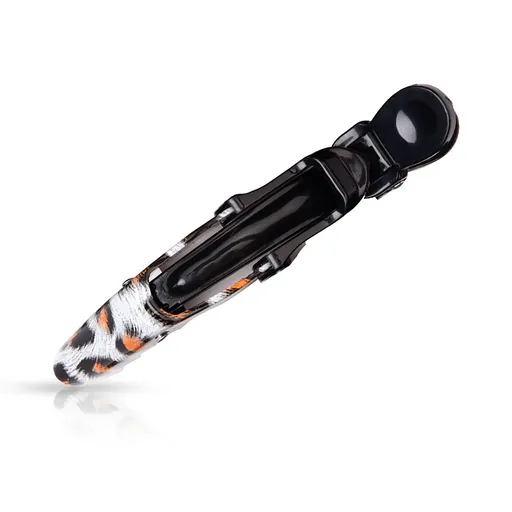 Clipsuri Par ABS - Portocaliu/Alb TONIGUY - 10 buc