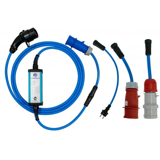 KIT statie (incarcator) portabila masini electrice 7.4KW Ampevo AMP107MC-B/C