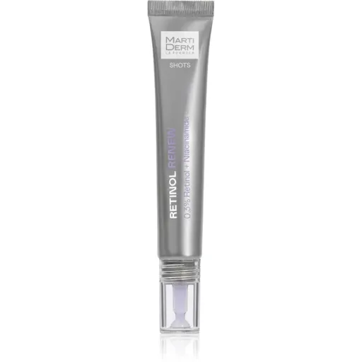 MartiDerm Shots Retinol Renew ser intensiv pentru riduri si pete 20 ml