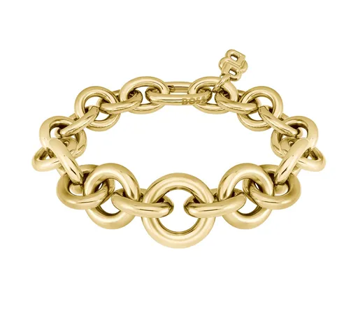 Hugo Boss Brățară masivă placată cu aur Live Statement 1580736M