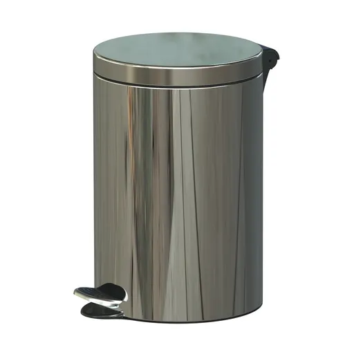 Alda Coș de gunoi cu pedală Freedom Fresh 12 l,oțel inoxidabil lucios, inox lucios, 12 l